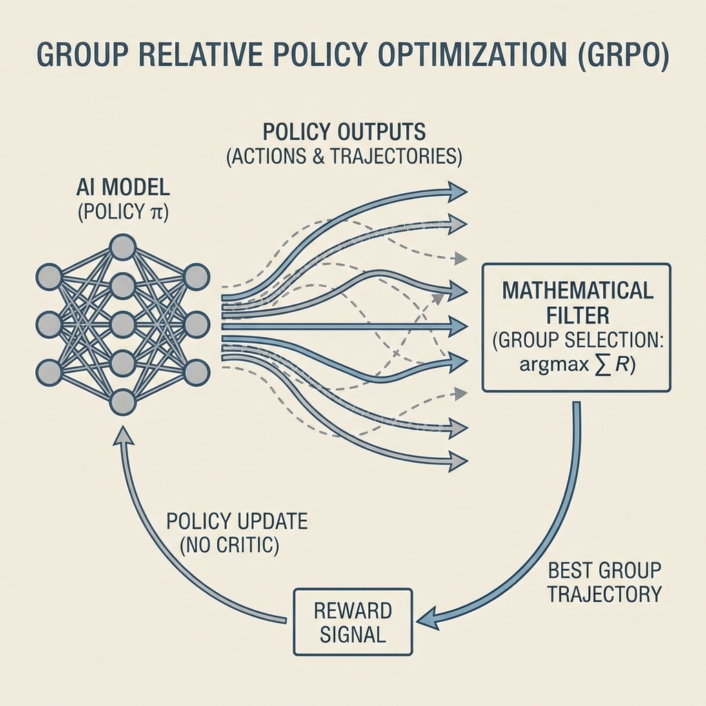 Group Relative Policy Optimization Diagram